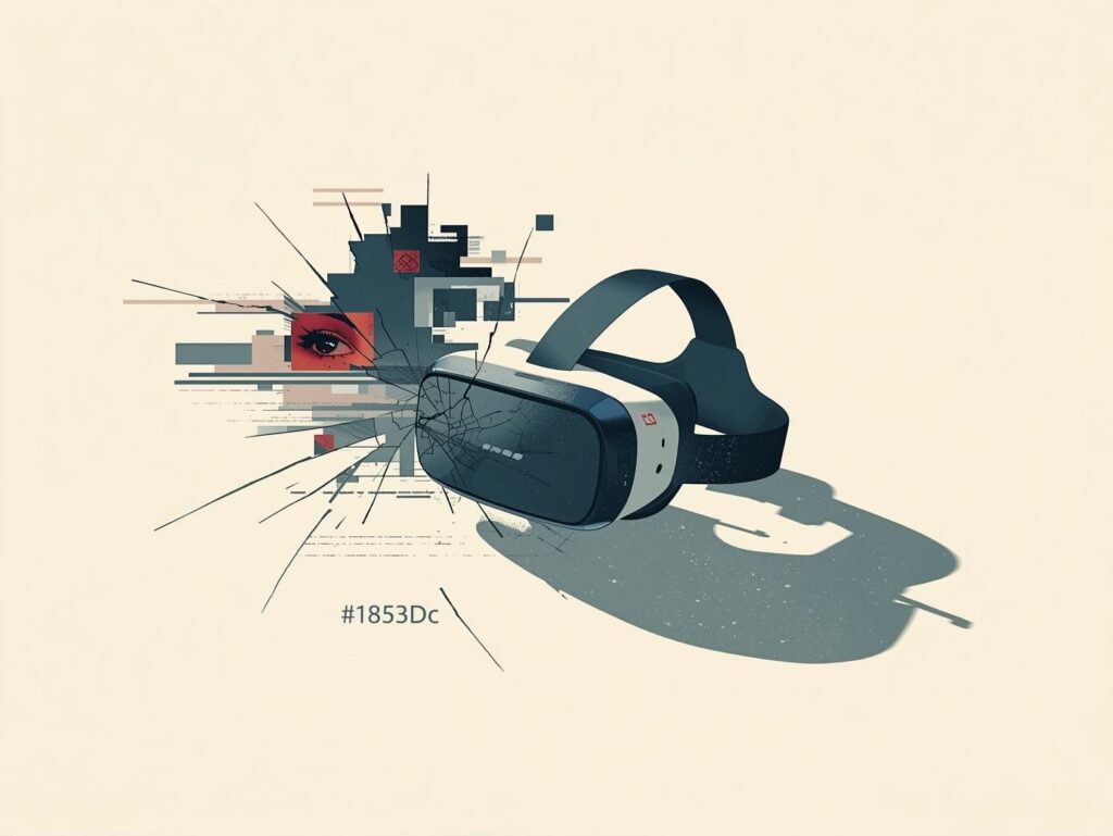 betrug virtuellen - Illustration fur: Der Betrug der virtuellen Realität