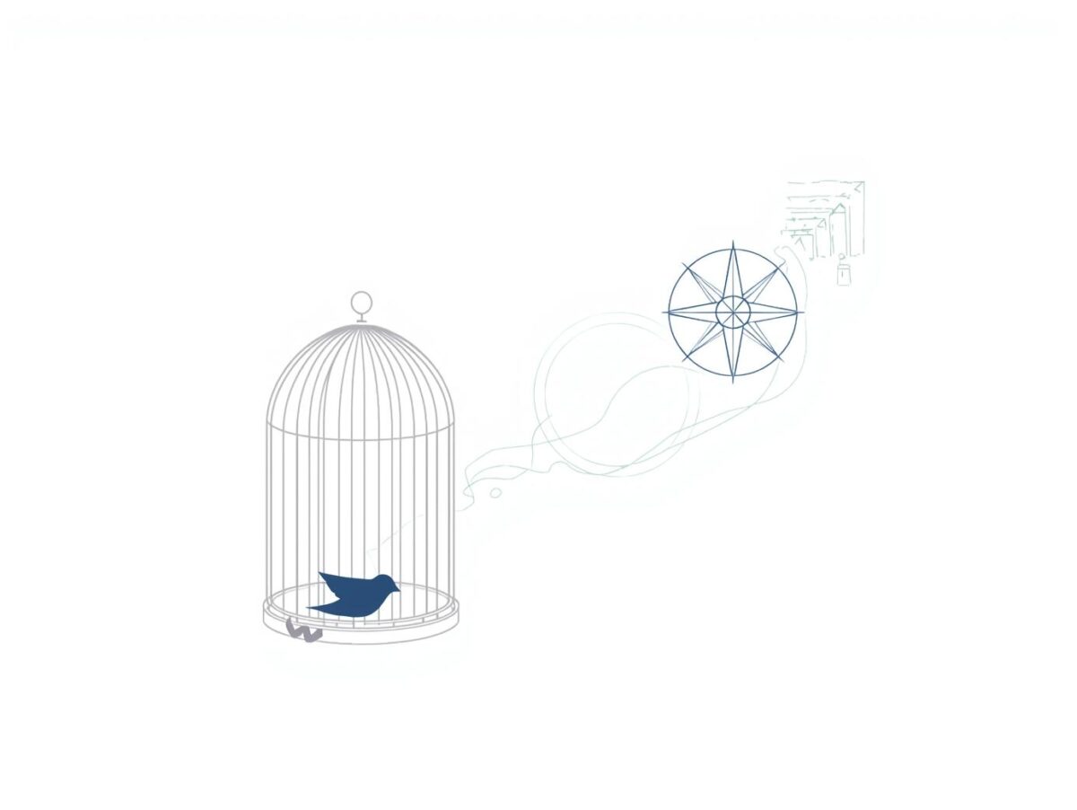 libertad de mente - ilustracion para: Sobre la libertad